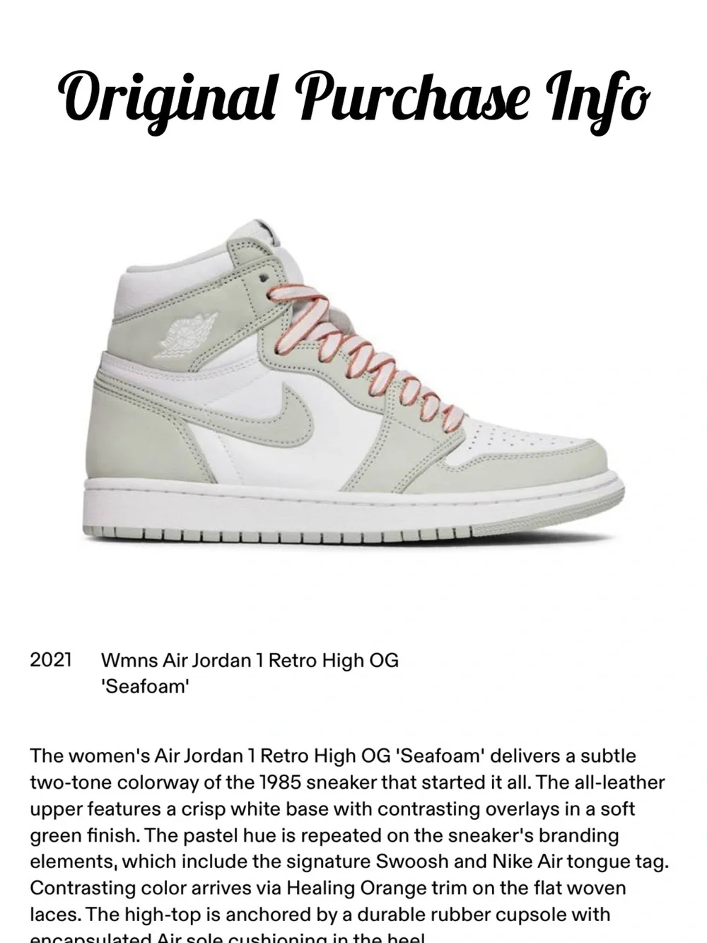 Nike Women’s High-Top Sneakers in White and Light Green